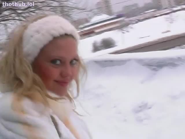 Valya - Barefoot fun in winter (sfw)