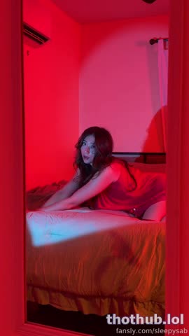 Sleepy Sab ASMR - Red Lingerie Dress in Red Room