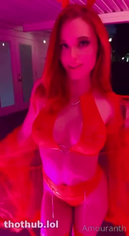 Amouranth Devil Costume BG Video Leaked