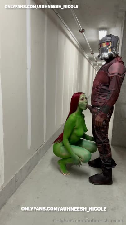 Auhneesh Nicole - Guardians of the Galaxy XXX Parody Gamora Sex Tape
