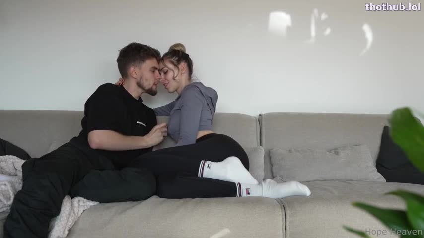 Hope Heaven Hot Brit Babe Creampied On Couch By Step Brother