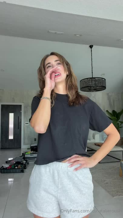 Natalie Roush - Striptease with Hot Ass Twerking