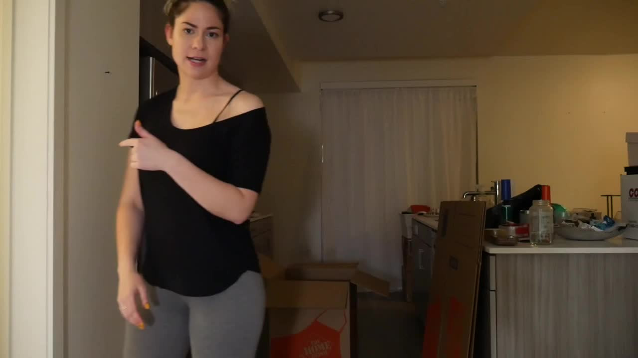 Ashley Alban - Mover Finds Sex Toy Stash