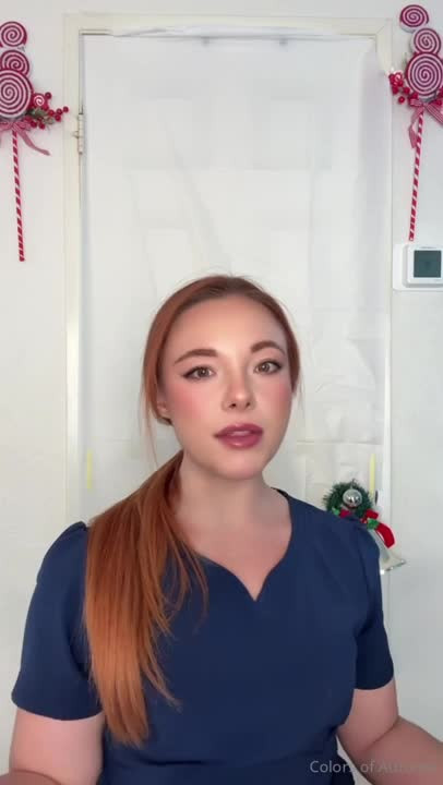 Autumn Nelson - Rides a Dildo During a Hot Nurse Roleplay