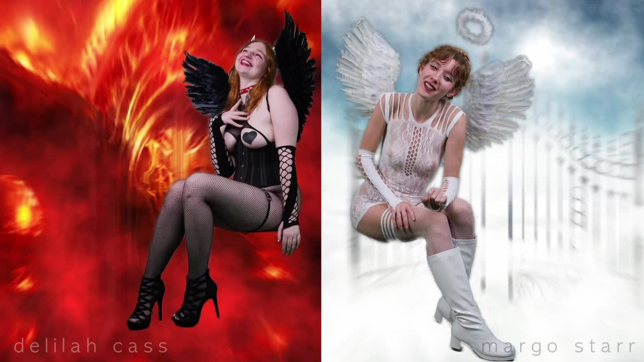 OnlyFans leaked Delilah Cass - Devil vs Angel - JOI Cum Countdown on HDthot