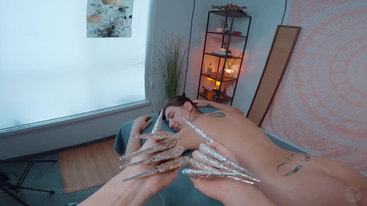ASMR Massage - 16 Sep 2026 - Back Scratching Massage by Olga to Sandy