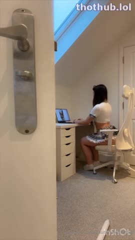 Lauren Alexis Schoolgirl Striptease