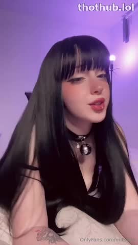 mitsarin cute egirl plays with her dildo for you