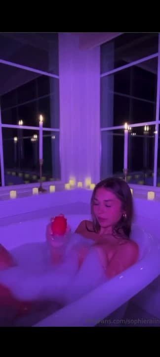 Sophie Rain - Enjoying a Fully Nude Bathtub Soak