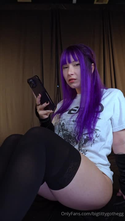 BigTittyGothEgg - Raven JOI and countdown, dominant and annoyed by you