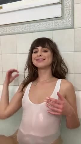 Riley Reid Pleasures Her Soaked Pussy - Masturbation - Shower - Bathtub - Squirting - Small Tits - Tattoos - HD - American - Shower Masturbation - White