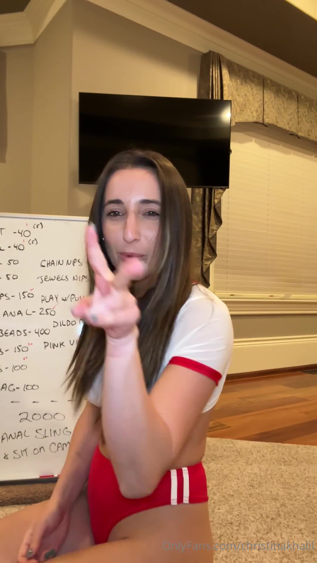 Christina Khalil Nude November Onlyfans Livestream Leaked Part 2