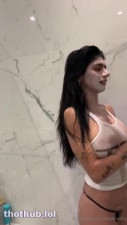 Mia Khalifa OnlyFans leaked Mia Khalifa - Nude Wet Tank Top Shower OnlyFans Livestream Leaked on HDthot