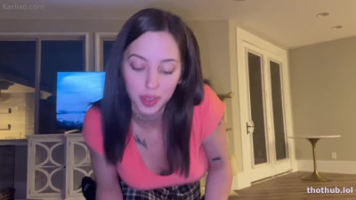 Karli Mergenthaler OnlyFans leaked Karli Mergenthaler BG Porn Facial Video Leaked on HDthot