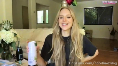 Caroline Zalog OnlyFans leaked Caroline Zalog Birthday Live 'N Tipsy Nip Slips on HDthot