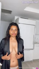 OnlyFans leaked Zara patel / zarakhan / cryptogirly robe areola slip on HDthot