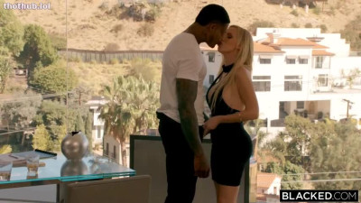 Nikki Benz OnlyFans leaked nikki benz with Jason luv taking BBC blowjob and cum on tits on HDthot