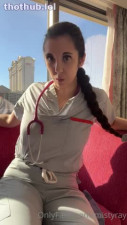 Fansly OnlyFans leaked Fansly MistyRay nurse masturbation on HDthot