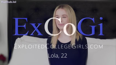 OnlyFans leaked [ExploitedCollegeGirls] Lola - Was It Too Much on HDthot