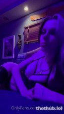 Ashley Matheson OnlyFans leaked Ashley Matheson Bedtime with a Bong on HDthot