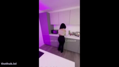 Lela Sohna OnlyFans leaked Lela Sohna Maid Getting Fucked In The Kitchen on HDthot