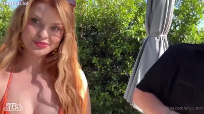 Elly Clutch OnlyFans leaked Elly Clutch OnlyFans Pool Party Hookup on HDthot