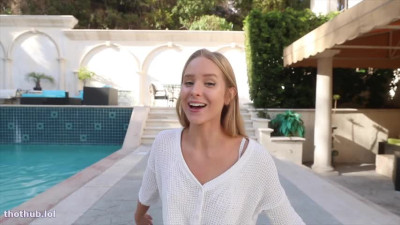 Caroline Zalog OnlyFans leaked Caroline Zalog Mansion-Try-on-haul on HDthot