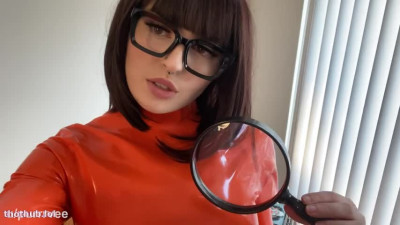 OnlyFans leaked Latex Velma butt plug on HDthot