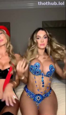 Lyna Perez OnlyFans leaked Lyna Perez and Hayley Maxfield live-Spanking Booty And Teasing Boobs Onlyfans on HDthot
