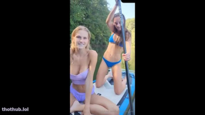 Peachyprime OnlyFans leaked Peachyprime Foursome on a Boat on HDthot