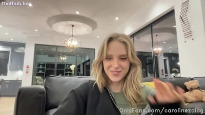 Caroline Zalog OnlyFans leaked Caroline Zalog Livestream naughty slips (1) on HDthot