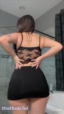 Sophieraiin OnlyFans leaked sophieraiin_topless black lingerie on HDthot