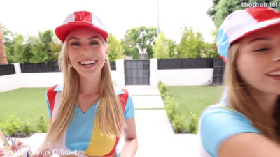 Angel Youngs And Kay Lovely - Hot Girls On A Dick Delivery And Fuck W John Legendary