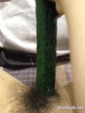 19Honeysuckle OnlyFans leaked masturbate with cucumber on HDthot