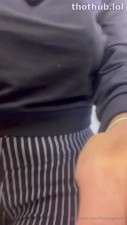 hotyogawife OnlyFans leaked Hotyogawife - black-outfit-bathroom-masturbation on HDthot