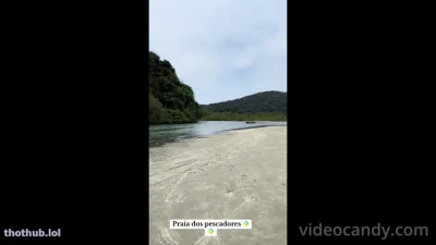Ana OnlyFans leaked Aloira praiana Micro tiny yellow biquini 2 on HDthot