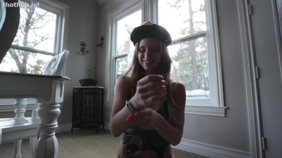 Caroline Zalog OnlyFans leaked Caroline Zalog Special Halloween Try On Video on HDthot