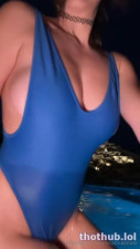 Christina Khalil OnlyFans leaked Christina Khalil nude pool buttplug & kitty bikini try-on on HDthot