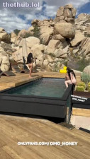 Ana OnlyFans leaked Auhneesh Nicole Foursome Pool Scene with Yulissa And Katana on HDthot