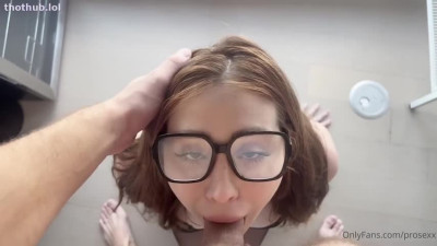 prosexx OnlyFans leaked Prosexx Glasses Throat Fuck Video Leaked on HDthot