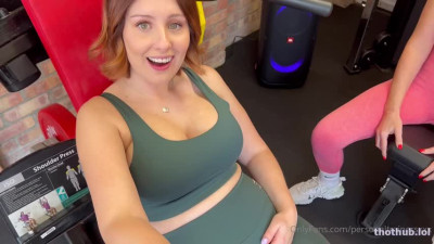 Summer Rose OnlyFans leaked Pregnant Erin Moore gym sex with Summer Rose on HDthot