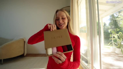 Caroline Zalog OnlyFans leaked Caroline Zalog Naughty Nice Try-On Haul on HDthot