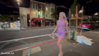 Bitchinbubba_Allie  in her Purple Dress