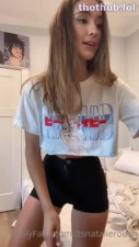 Natalie Roush OnlyFans leaked Natalie Roush Morning Try-on quickie on HDthot