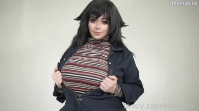 Momokun Anya is sexually turned on by Cartoon Horse Dildos