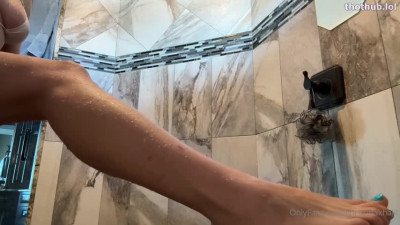 Christina Khalil OnlyFans leaked Christina Khalil PPV C-strings in the shower on HDthot