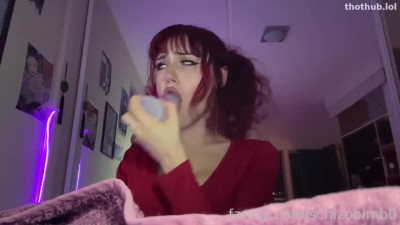 schizobimb0 dildo blowjob ppv part 5