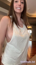 Christina Khalil OnlyFans leaked Christina Khalil little wet t-shirt test on HDthot