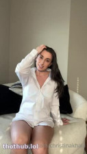Christina Khalil OnlyFans leaked Christina Khalil nighty slingkini striptease on HDthot
